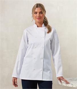 Premier Ladies Long Sleeve Chefs Jacket